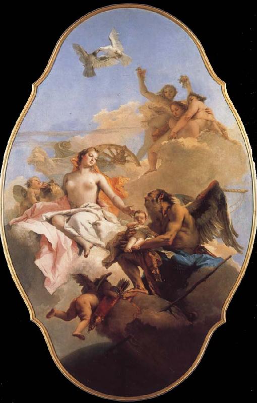 TIEPOLO, Giovanni Domenico An Allegory with Venus and Time